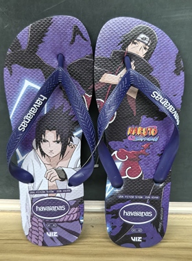 人字拖平底休闲日常沙滩防滑男鞋平跟top naruto