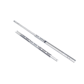 抽屉轨道二节超窄形道轨17mm宽静音迷你超薄滑轨双向拉滑槽小导轨