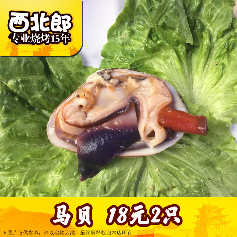 烤串 BBQ 烧烤 烤肉半成品海鲜食材配送马贝18元2个 西北郎食材