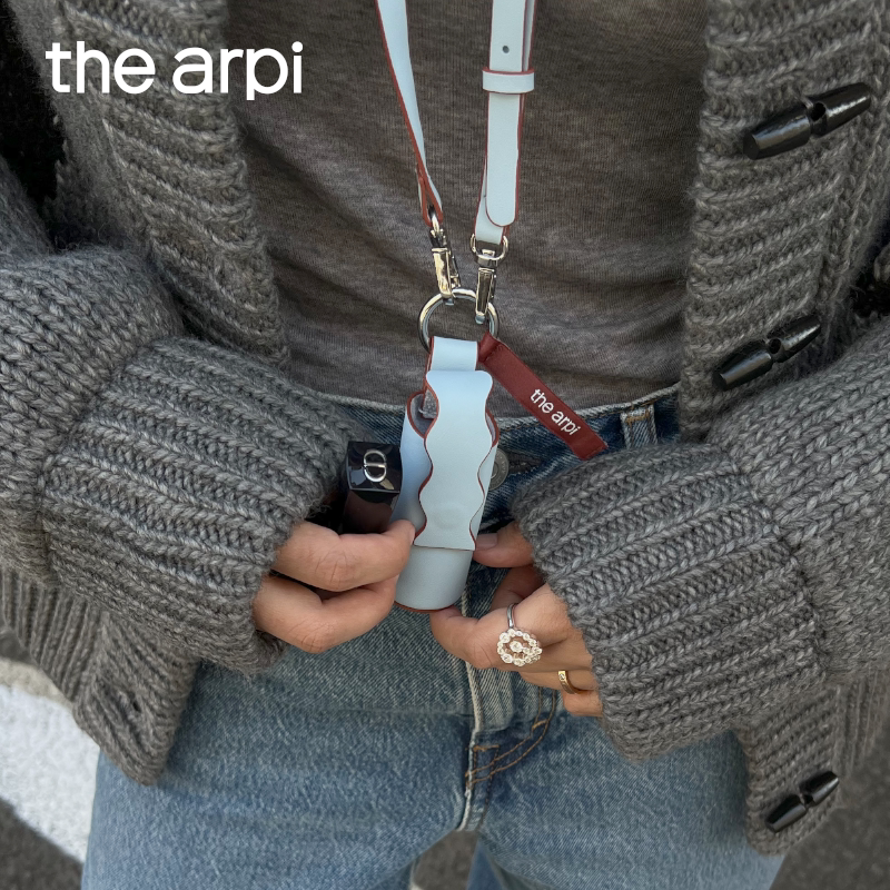 thearpi奶油蓝小众口红包挂件