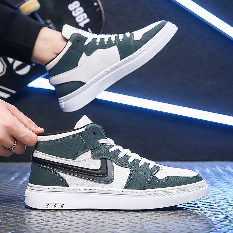 22春季新款高帮板鞋百搭休闲