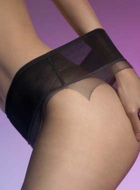 加大码高腰360无痕无缝丝袜超薄包芯丝性感透明黑色丝连裤定脚型