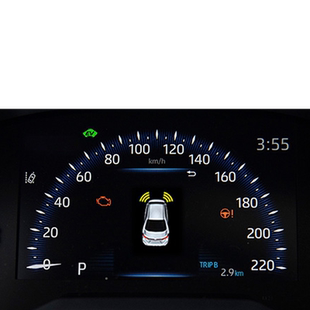 适用丰田23款奕泽CHR原厂款倒车雷达前后泊车仪表雷达探头配件