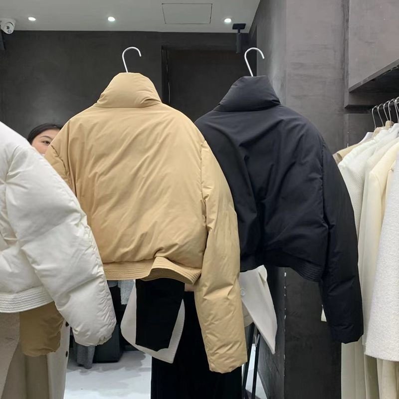 2026年小个子穿搭白色短款棉服女冬季韩版立领百搭面包服外套潮流,女装/女士精品,棉衣/棉服,淘宝优惠券,粉丝福利购,淘宝优惠卷