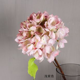绣球花丝花装 仿真花假花大支欧式 饰客厅样板间摄影素雅复古色摆件