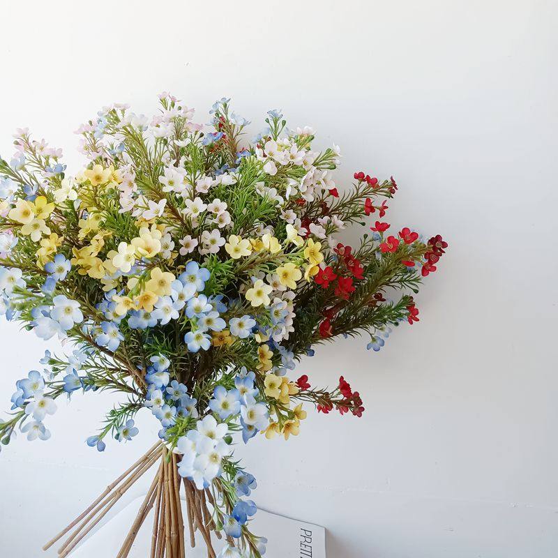 高质仿真花 澳梅 假花 绢花 点状花材 花艺造景 家居装饰摄影道具