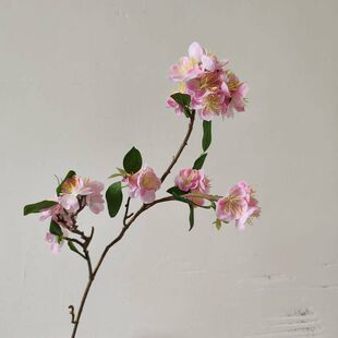 高品质重瓣樱花仿真花桃花假花落地插花花艺装饰摆件汉服摄影道具
