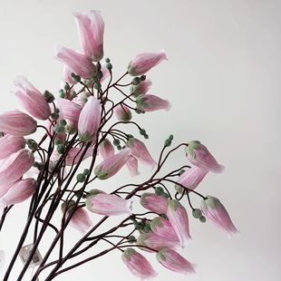 仿真花 宫灯百合 长寿花 家居花艺装饰 假花 摄影道具 空间陈设