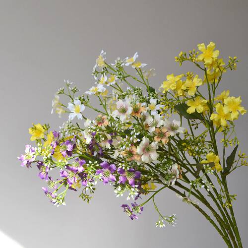 靓插花室内中国油桐花枝蓝娟1