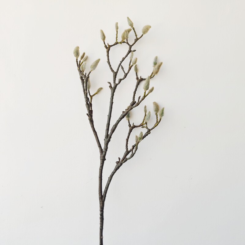 仿真玉兰枝枯枝装饰摆件花艺中式美式北欧古典花瓶插花意境美