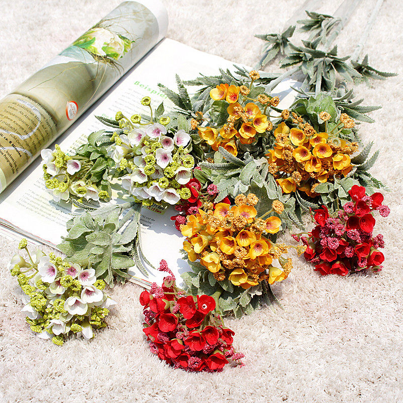 推荐蜂窝菊 仿真花香雪球 装饰摆件花艺插花绢花清新自然欧式