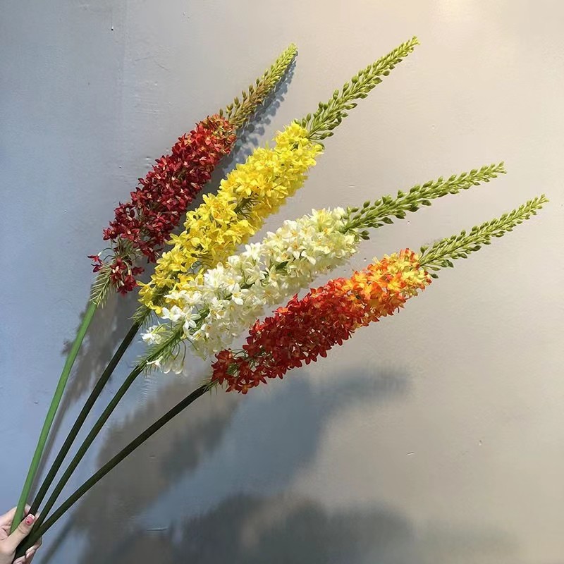 仿真花 狐尾百合 大枝花材 花艺软装 空间陈设 摄影道具 假花 绢