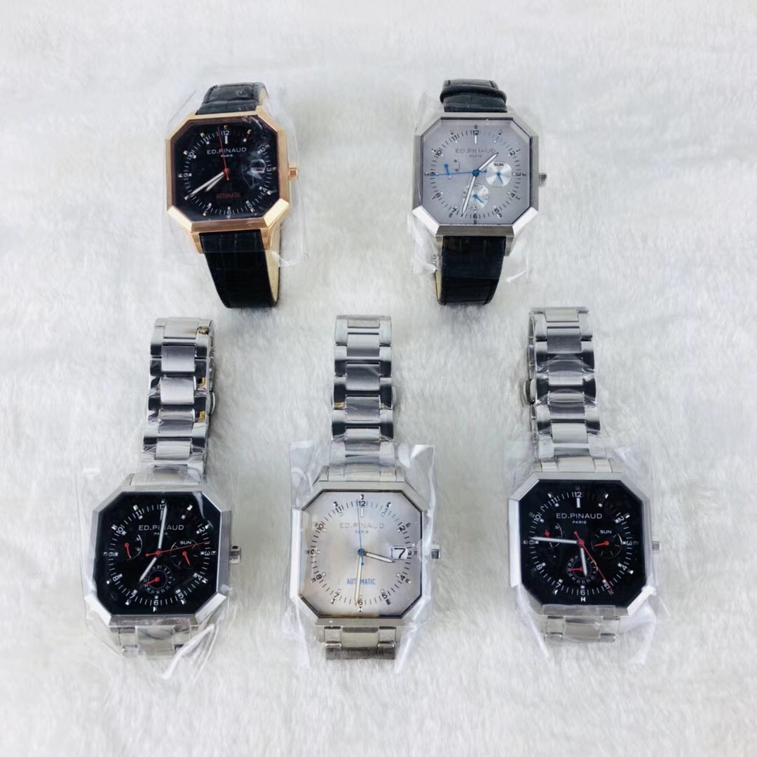 现货香港dchl爱德华皮诺机械机芯