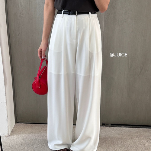 JUICE2026夏季薄款西装裤阔腿女