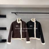 十三行日落morning2025冬季 设计感高端小个子保暖厚实棉服Y3330