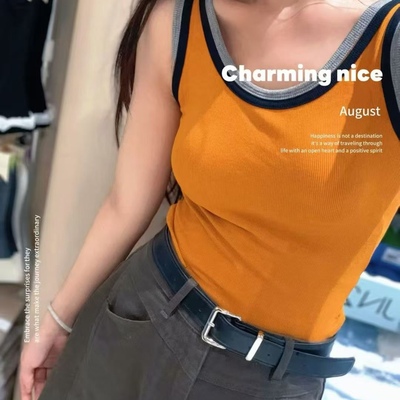 jn26内目2025秋季撞色背心女