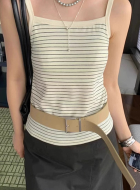 overrich2025夏季韩版休闲小个子百搭美背短款背心吊带女21279