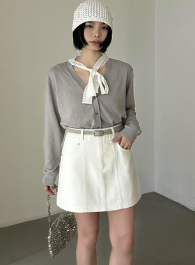 红唇redlip2025秋季新款韩系短裙女棉质舒适A字显高显瘦25062