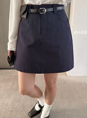 juice2026夏季简约休闲半身裙女