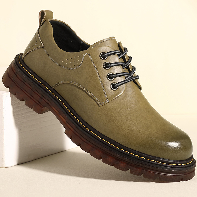 牛筋底皮鞋真皮防滑商务大头皮鞋