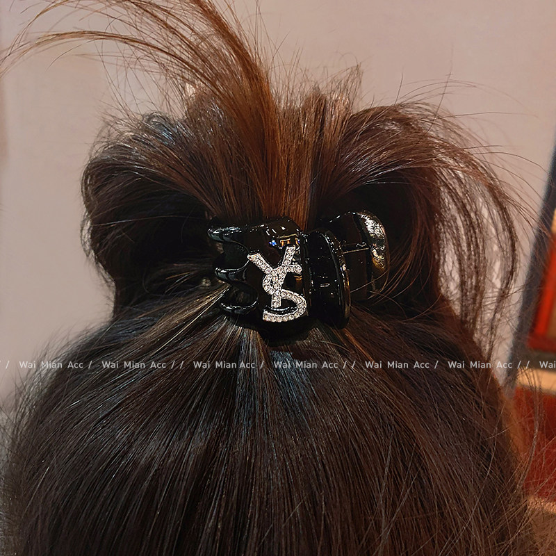 高级感字母南瓜夹女高马尾夹不塌固定神器2025新款半抓发夹头饰品,饰品/流行首饰/时尚饰品新,发饰,淘宝优惠券,粉丝福利购,淘宝优惠卷