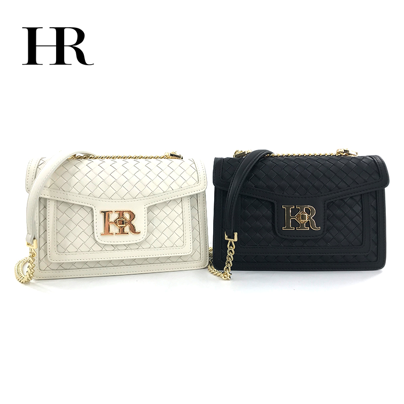 HR赫莲娜春夏编织单肩斜挎包