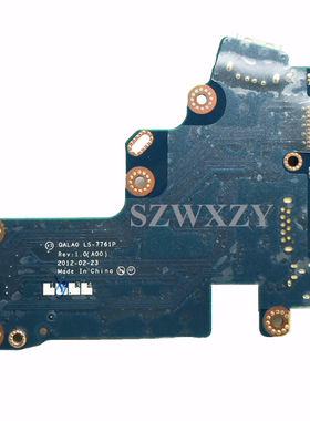 适用于 QALA0戴尔 Dell E6530 网卡板VGA板USB小板LS-7761P 7TRKR