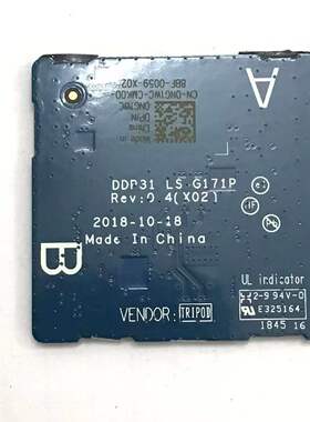 适用戴尔  XPS 13 7390 二合一键盘转接 小板 LS-G171P CN-0NG1WC