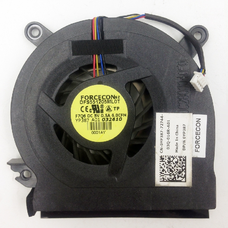 适用 戴尔 Dell E6500 6500散热器 风扇0YP387 DFS551205ML0T
