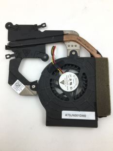 L412Z 14Z CPU散热器 散热铜管风扇 YMK5R 适用戴尔 0YMK5R XPS