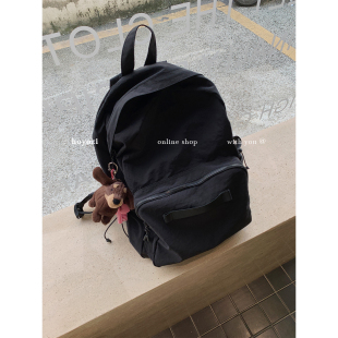 防水双肩包女旅游轻便电脑背包轻书包 HOYOZI原创 小优家包包