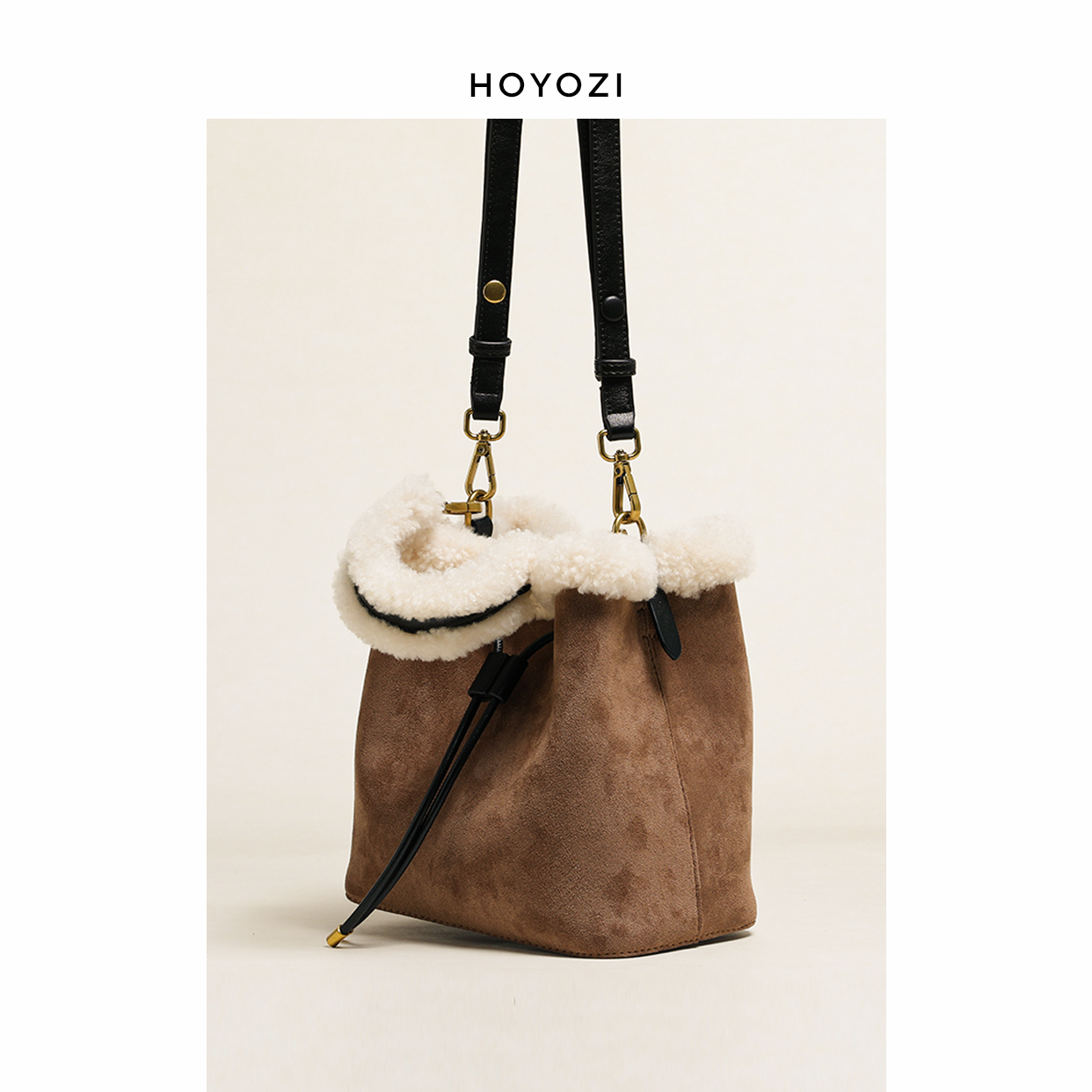 【小优家包包】真羊羔毛水桶