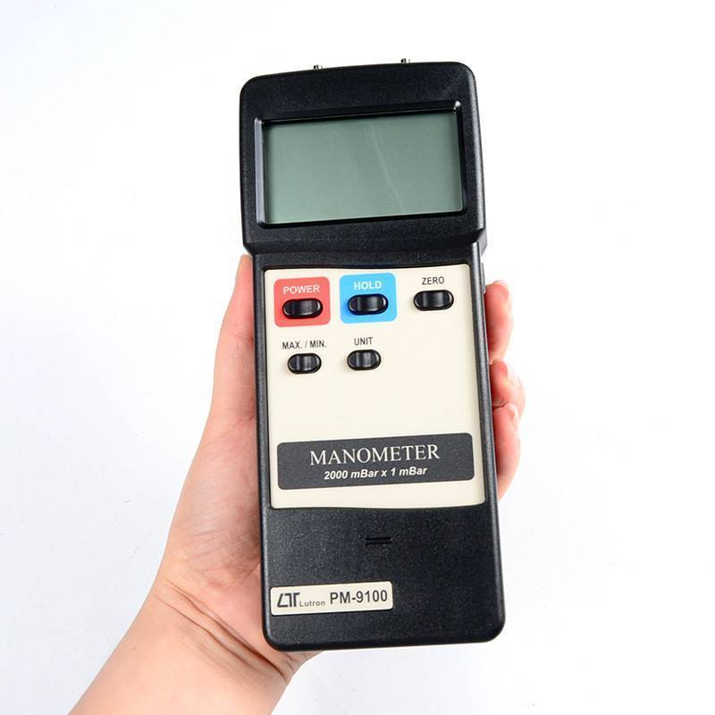 路昌PM-9100高精度精密数显压力表数字负压表差压表压差检测