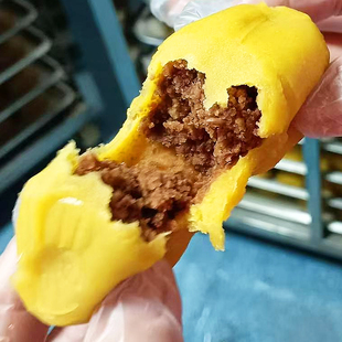 山西特产黄蒸长治团子软黄米面黍米粘豆包红豆馅窝窝头主食6个装