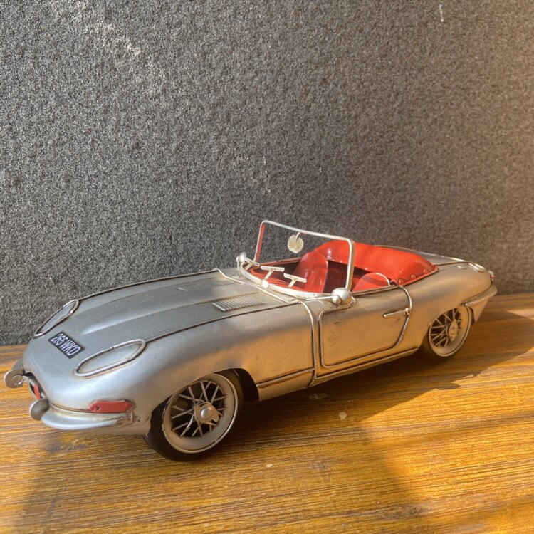 复古怀旧敞篷跑车模型汽车摆件博古架隔板层板酒柜装饰品新房礼物