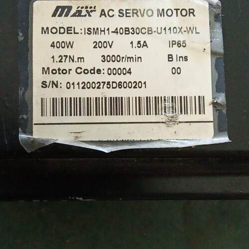 ISMH1-40B30CB-U110X-WL 交流伺服电机 400W 200V IP65议价维修