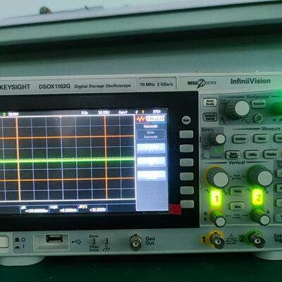DSOX1102G 数字存储示波器 70MHz双通道测试仪器议价维修