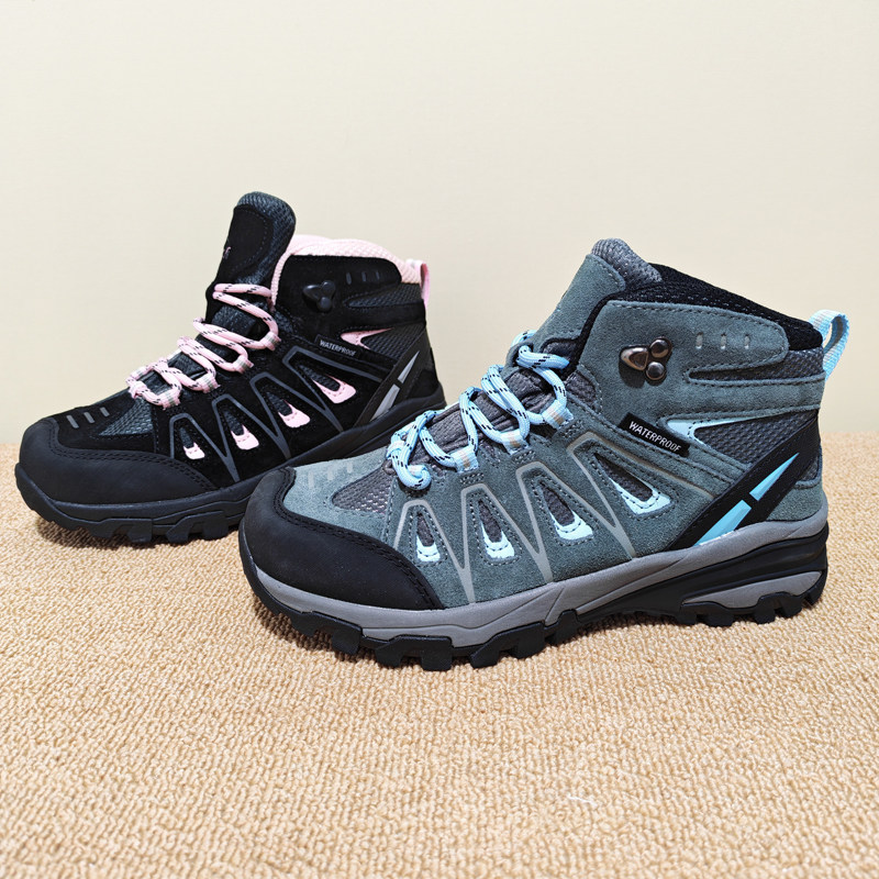 外贸中帮徒步真皮户外秋冬防水越野透气防滑耐磨减震男女登山鞋子