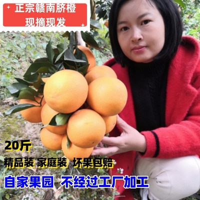 20斤江西赣南脐橙水果橙心姐姐