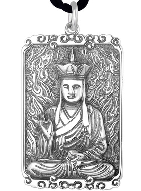 古法铸造纯饰坊男990足银