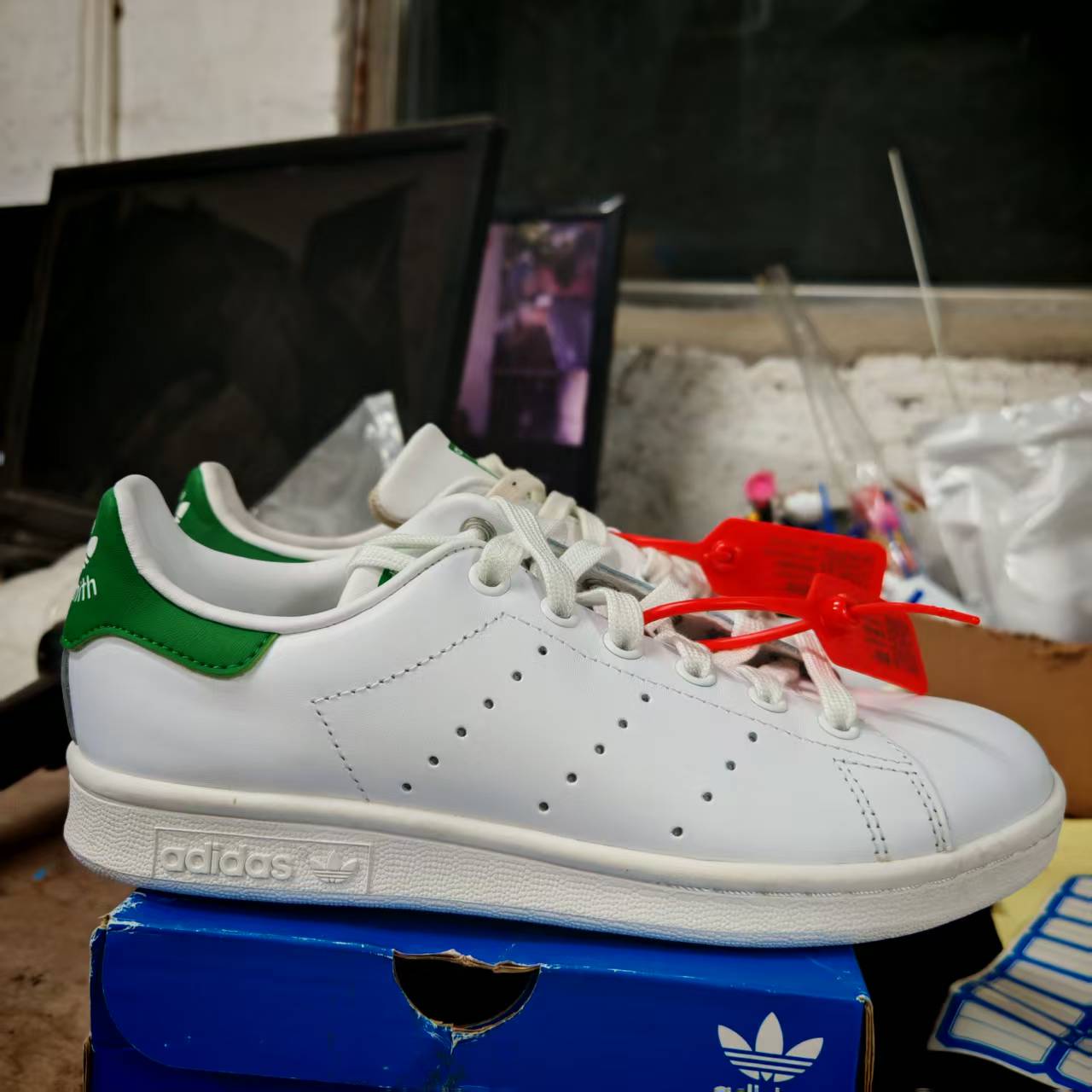 Adidas阿迪达斯三叶草Stan Smith史密斯绿尾运动板鞋M20324