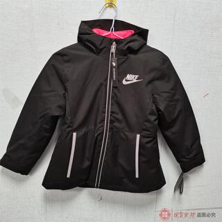 NIKE/耐克 大小童双面穿冬季可拆运动服保暖连帽棉服46F257-023