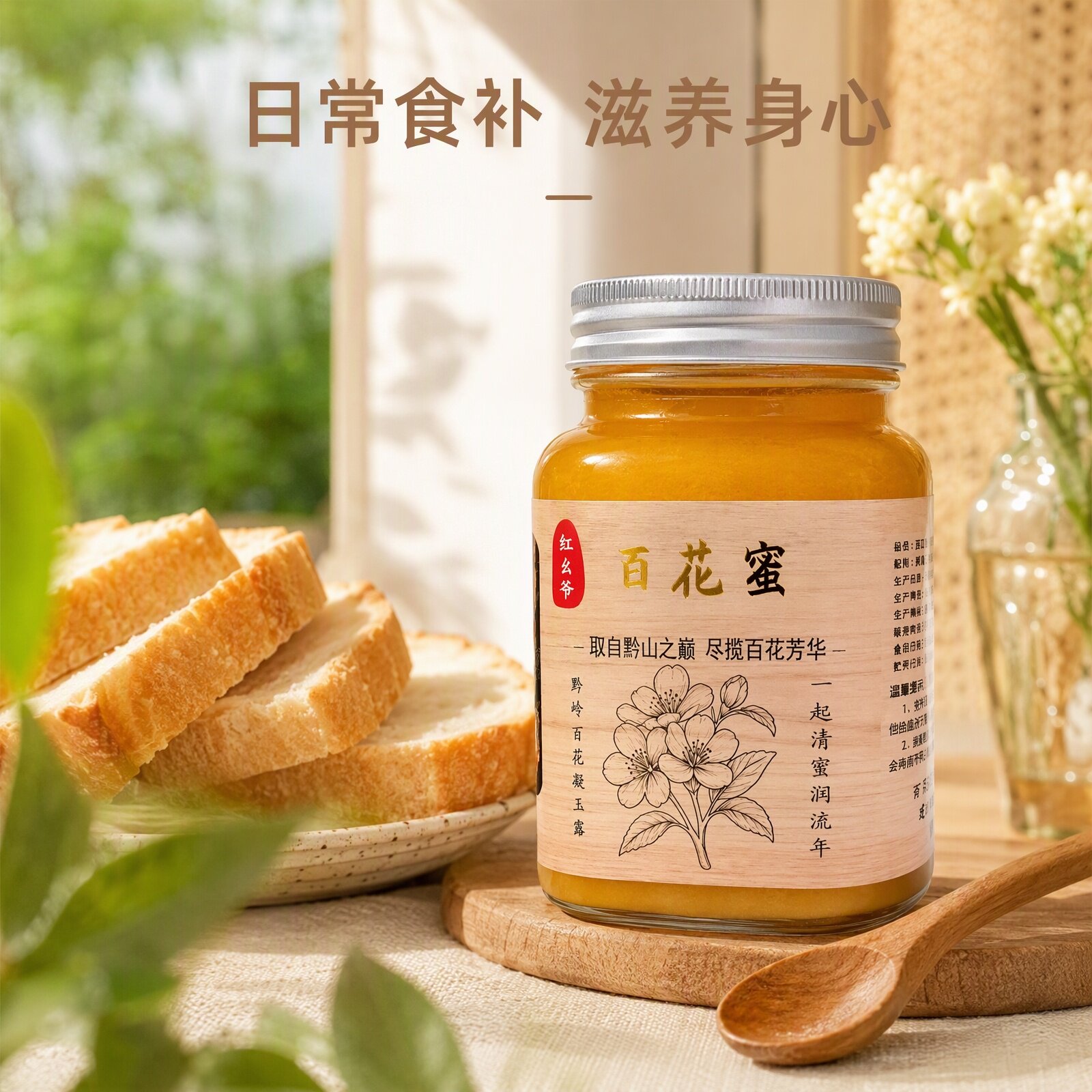红幺爷贵州正宗百花土蜂蜜