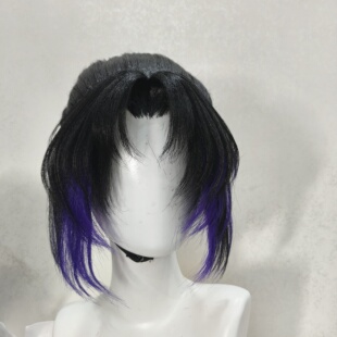 鬼灭之刃 蝴蝶忍蝴蝶刃 虫柱 cos假毛精修成品来图定制