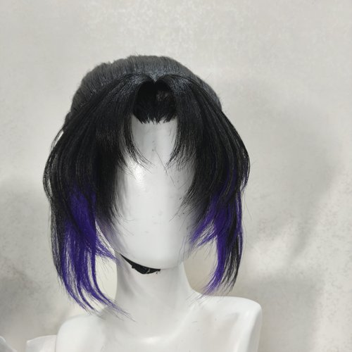 鬼灭之刃 蝴蝶忍蝴蝶刃 虫柱 cos假毛精修成品来图定制