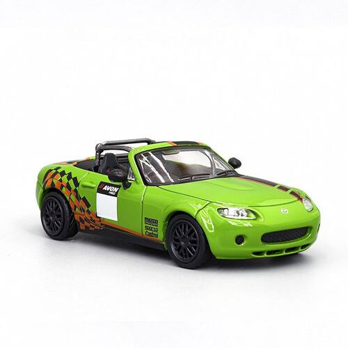 DCT合金汽车模型1/64马自达MX-5仿真收藏跑车模静态滑行车摆件男