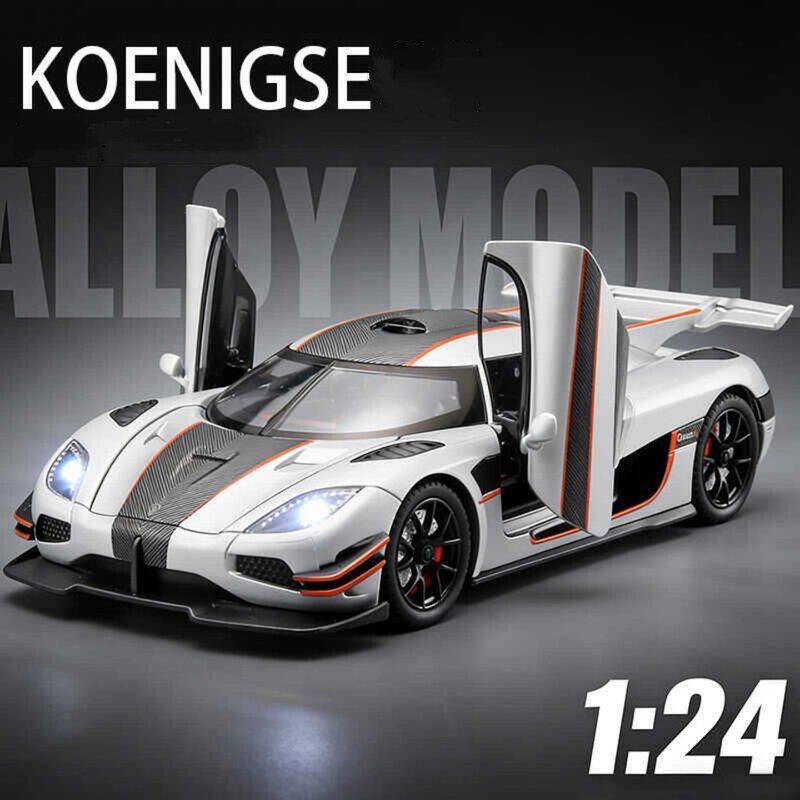 车致1:24柯尼塞格ONE1合金汽车模型仿真跑车收藏摆件儿童玩具礼物