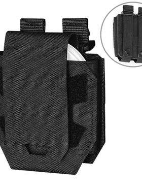 户外特勤板拷筒拷通用快拔手铐腰包EDC小工具杂物挂包MOLLE手镯套