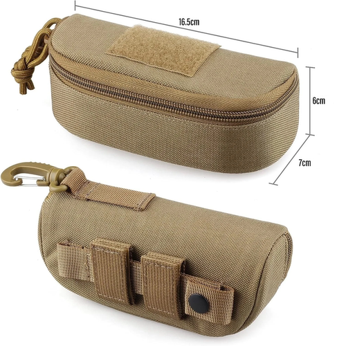 抗压眼镜盒可挂腰挂背包肩带