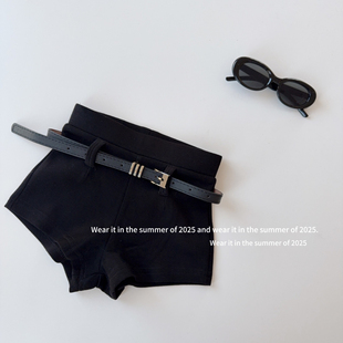 女童短裤2025春夏新款宝宝时髦百搭辣妹小短裤女童韩版休闲热裤潮